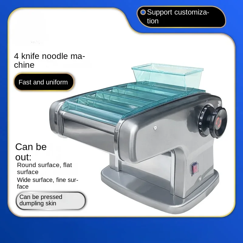 Commercial Noodle Machine Small Electric Noodle Press Stainless Steel Noodle Rolling Machine Multifunctional Dumpling Wonton Lea
Commercial Noodle Machine Small Electric Noodle Press Stainless Steel Noodle Rolling Machine Multifunctional Dumpling Wonton Lea