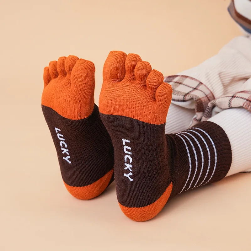 5 Pairs Thick Five Fingers Socks Baby Boys Girls Soft Cotton Looped Warm Sock Improve Hallux Valgus Toe Socks for 6-10-15Y Kids
5 Pairs Thick Five Fingers Socks Baby Boys Girls Soft Cotton Looped Warm Sock Improve Hallux Valgus Toe Socks for 6-10-15Y Kids