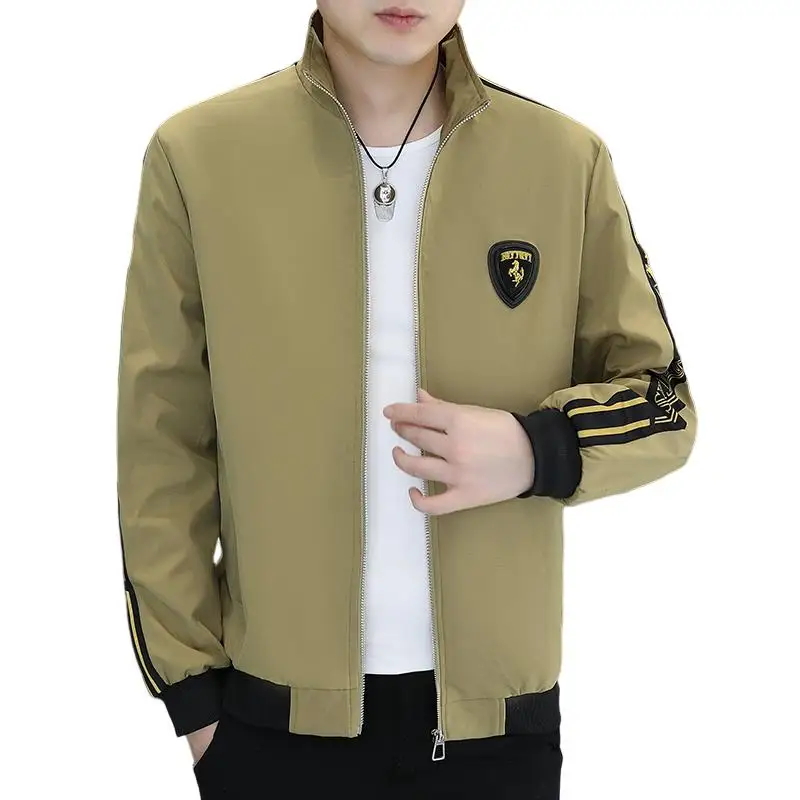 Men's jacket spring and autumn 2025 new fashion brand high-end stand-up collar clothes casual fashion jacket
Men's jacket spring and autumn 2025 new fashion brand high-end stand-up collar clothes casual fashion jacket