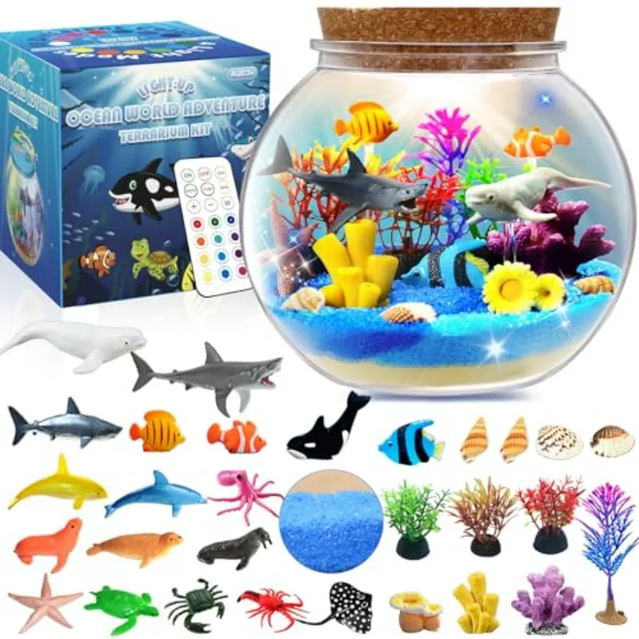 Light Up Terrarium Kit for - LED Night Light Birthday Gifts for Girls and Boys Ages 4 5 6 7 8-12, Arts and Crafts Kit, Easter I
Light Up Terrarium Kit for - LED Night Light Birthday Gifts for Girls and Boys Ages 4 5 6 7 8-12, Arts and Crafts Kit, Easter I