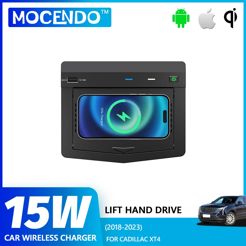 Car Wireless Charger 15w Fast Cell Phone Wireless Charging Holder Adapter For Cadillac XT4 2023-2018 Interior Accessories
Car Wireless Charger 15w Fast Cell Phone Wireless Charging Holder Adapter For Cadillac XT4 2023-2018 Interior Accessories