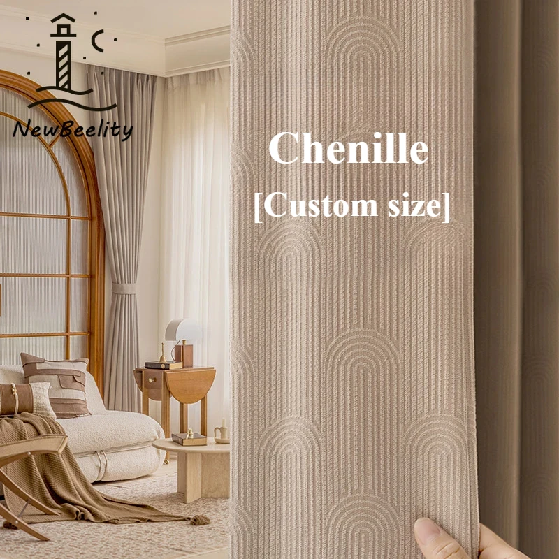 New Simple Modern Thickened Chenille Window Curtains for Living Room Bedroom Dining Blackout Sun Protection Sound Insulation
New Simple Modern Thickened Chenille Window Curtains for Living Room Bedroom Dining Blackout Sun Protection Sound Insulation