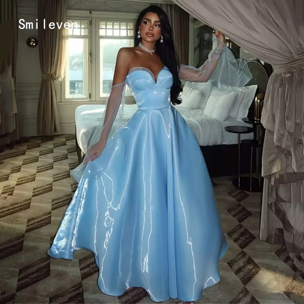 Smileven Luxury A Line Prom Dress Moist Off The Shoulder Liquid evening dresses Shining dressed in gala Customized 2026
Smileven Luxury A Line Prom Dress Moist Off The Shoulder Liquid evening dresses Shining dressed in gala Customized 2026