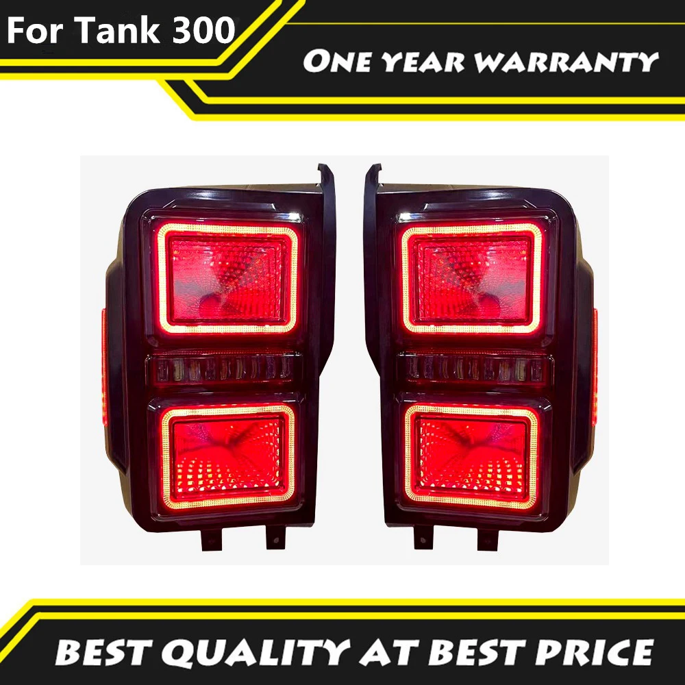 2Pcs Rear Lamp Lights Car LED Tail Lights Assembly Fit For TANK 300 2021 2022 With Reversing Lamp Turn Signal Lights
2Pcs Rear Lamp Lights Car LED Tail Lights Assembly Fit For TANK 300 2021 2022 With Reversing Lamp Turn Signal Lights