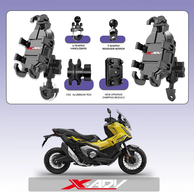 For HONDA X ADV X-ADV XADV 750 2021-2022 2025 High-Grade Mobile Phone Holder GPS Stand Bracket Motorcycle Accessories
For HONDA X ADV X-ADV XADV 750 2021-2022 2025 High-Grade Mobile Phone Holder GPS Stand Bracket Motorcycle Accessories