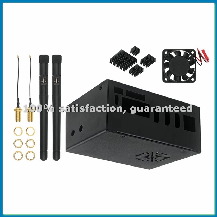 For 5 Plus Metal Case with Cooling Fan Heat Sink 2 Antenna WiFi6 BT for 5 Plus 4 / 8 /16 GB-VVNB
For 5 Plus Metal Case with Cooling Fan Heat Sink 2 Antenna WiFi6 BT for 5 Plus 4 / 8 /16 GB-VVNB