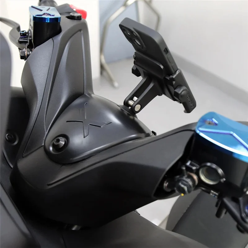 Для XMAX X-MAX 300 2017-2025 верхняя крышка смесителя на руль мотоцикла со встроенным держателем для телефона, аксессуар, черный
Для XMAX X-MAX 300 2017-2025 верхняя крышка смесителя на руль мотоцикла со встроенным держателем для телефона, аксессуар, черный