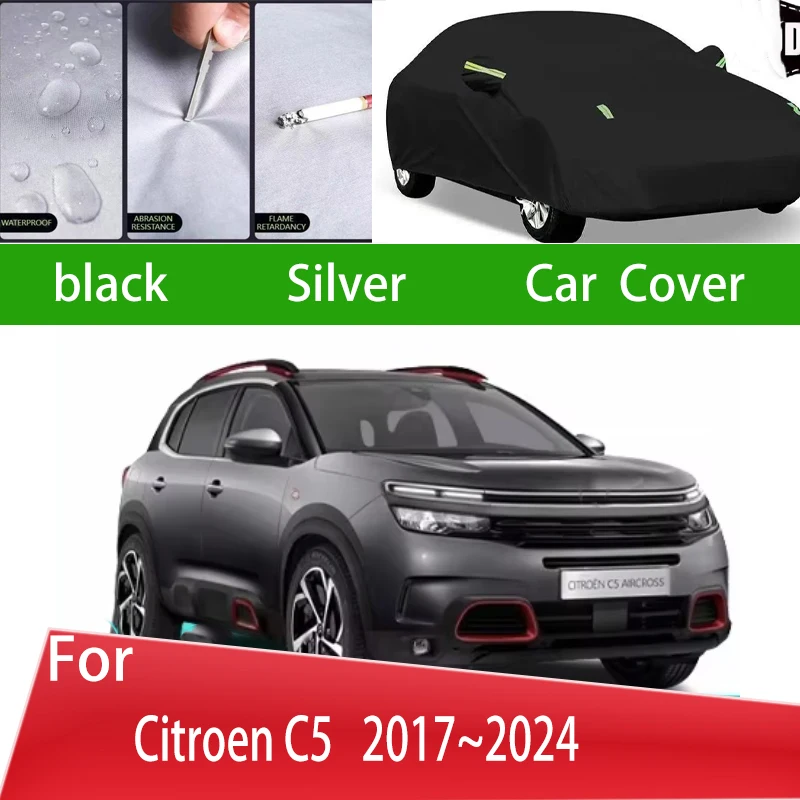 For Citroen C5 2017~2024 Outdoor Protection Full Car Covers Snow Cover Sunshade Waterproof Dustproof Exterior Car accessories
For Citroen C5 2017~2024 Outdoor Protection Full Car Covers Snow Cover Sunshade Waterproof Dustproof Exterior Car accessories