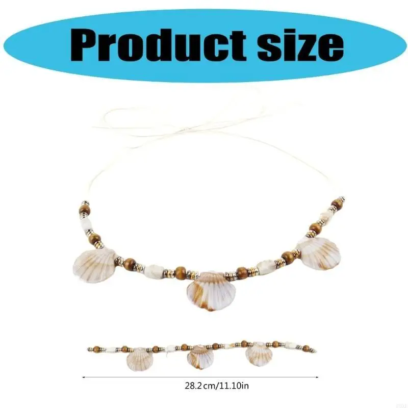 39XE Vacation Hat Band Replacement for Straw Hat Beaded Hat Band with Sea Shell Ethnic Hat Belt Decorative Rope
39XE Vacation Hat Band Replacement for Straw Hat Beaded Hat Band with Sea Shell Ethnic Hat Belt Decorative Rope