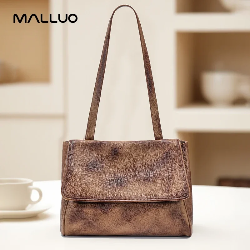 Women‘s Cowhide Genuine Leather Shoulder Bag Ladies Retro Cow Leather Handbag Female Fashion Luxury Design Bags for Lady Handbag
Women‘s Cowhide Genuine Leather Shoulder Bag Ladies Retro Cow Leather Handbag Female Fashion Luxury Design Bags for Lady Handbag