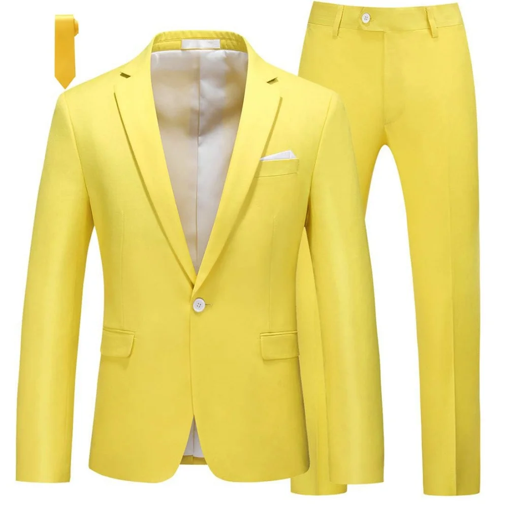 Men's 2-Piece Slim Fit Tuxedo Formal Smoking Suit with Notched Lapel for Wedding Ceremony Elegant Blazer Groomsmen Attire
Men's 2-Piece Slim Fit Tuxedo Formal Smoking Suit with Notched Lapel for Wedding Ceremony Elegant Blazer Groomsmen Attire