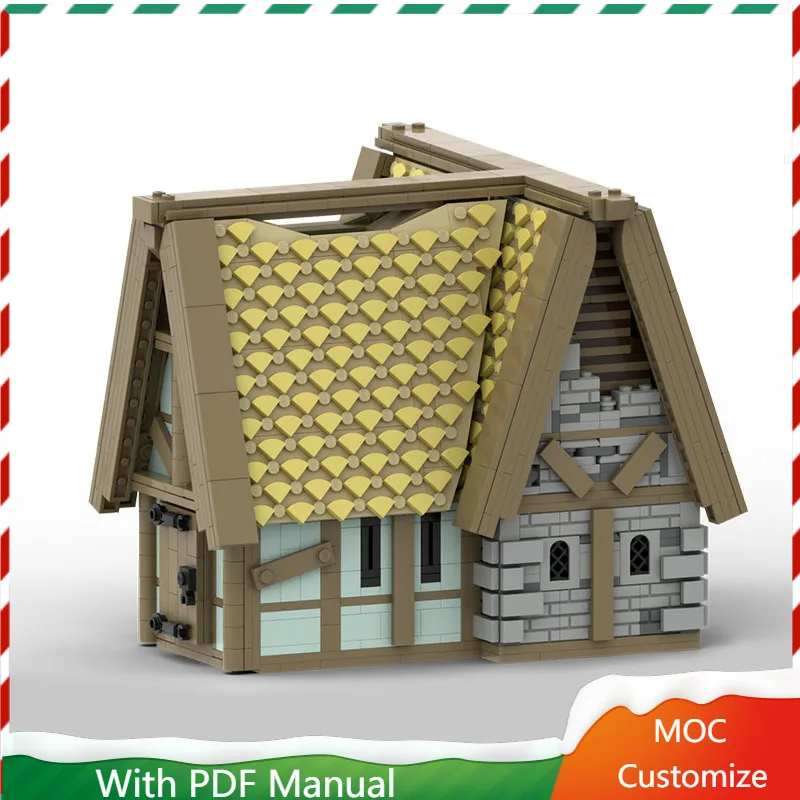 1552 шт. MOC, средневековый Breezehome из Skyrim, строительный блок, ретро-архитектурная модель, модульная игрушка-дисплей для детей, сборка, подарок
1552 шт. MOC, средневековый Breezehome из Skyrim, строительный блок, ретро-архитектурная модель, модульная игрушка-дисплей для детей, сборка, подарок