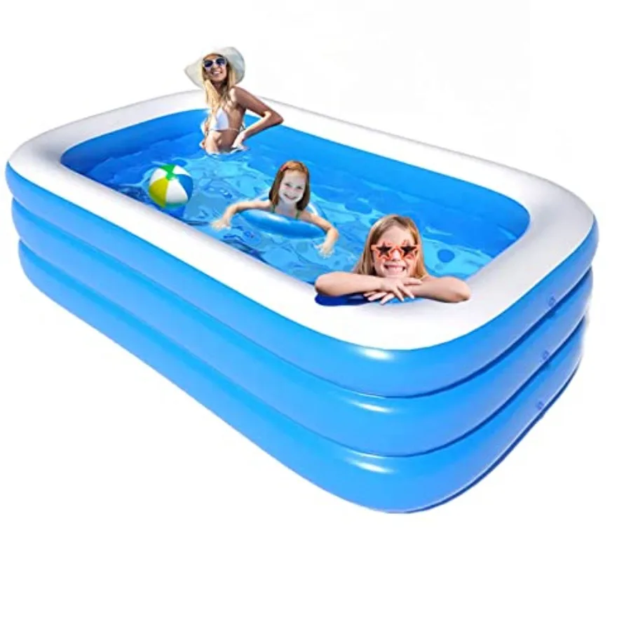 Inflatable Pool for and Adults Inflatable Swimming Pool 120" X 72" X 22" Oversized Thickened Family Swimming Pool for Toddlers
Inflatable Pool for and Adults Inflatable Swimming Pool 120" X 72" X 22" Oversized Thickened Family Swimming Pool for Toddlers