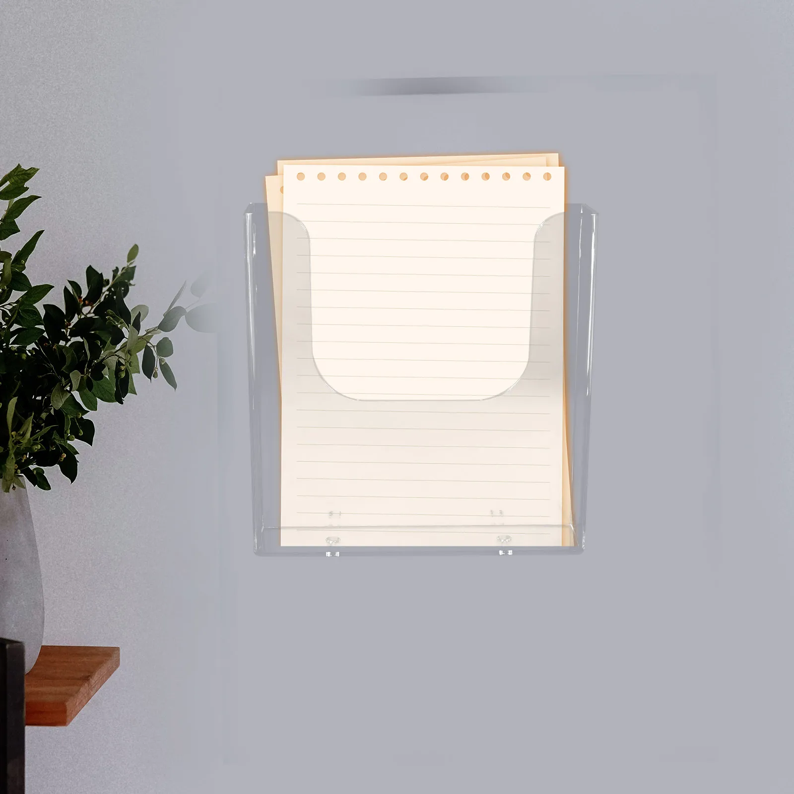 2pcs Wall-mounted Document Holder Clear Paper Organizer for Document Holder Desk A4 A5 Brochure Stand Storage Rack
2pcs Wall-mounted Document Holder Clear Paper Organizer for Document Holder Desk A4 A5 Brochure Stand Storage Rack