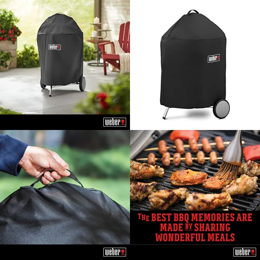 Premium 22Inch Charcoal Grill, Black UVResistant, Breathable WaterResistant Polyester, Secure Strap Fit, Fits 22 Kettle Grills,
Premium 22Inch Charcoal Grill, Black UVResistant, Breathable WaterResistant Polyester, Secure Strap Fit, Fits 22 Kettle Grills,