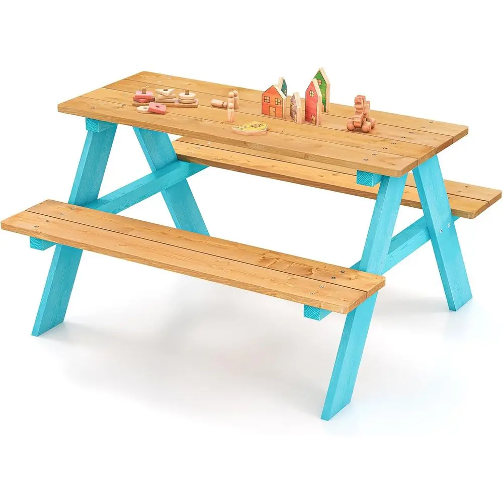 Toddler Picnic Table and Bench Set for Outdoor Play, Suitable for Boys and Girls
Toddler Picnic Table and Bench Set for Outdoor Play, Suitable for Boys and Girls