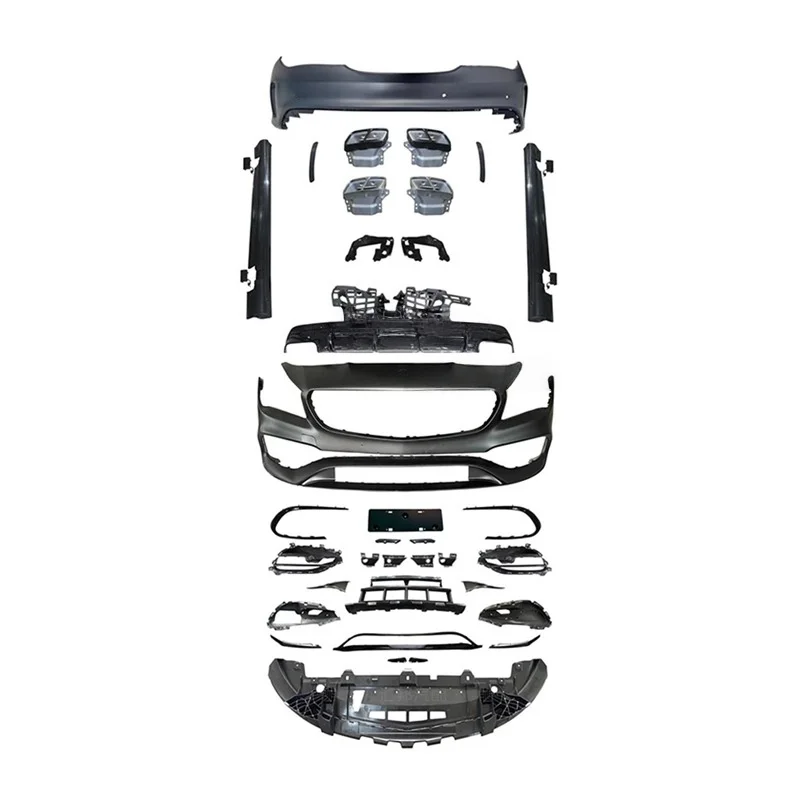 for CLA-Class W117 Modification Body Kit AMG45 Bumper Assembly Front Rear Bumpers Front Lip Side Skirts Kit
for CLA-Class W117 Modification Body Kit AMG45 Bumper Assembly Front Rear Bumpers Front Lip Side Skirts Kit
