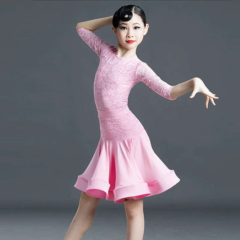 Children Latin Dance Clothes Girls Pink Latin Competition Dresses ChaCha Dancing Outfit Bodysuit Skirt Samba Dancewear VDB6351
Children Latin Dance Clothes Girls Pink Latin Competition Dresses ChaCha Dancing Outfit Bodysuit Skirt Samba Dancewear VDB6351