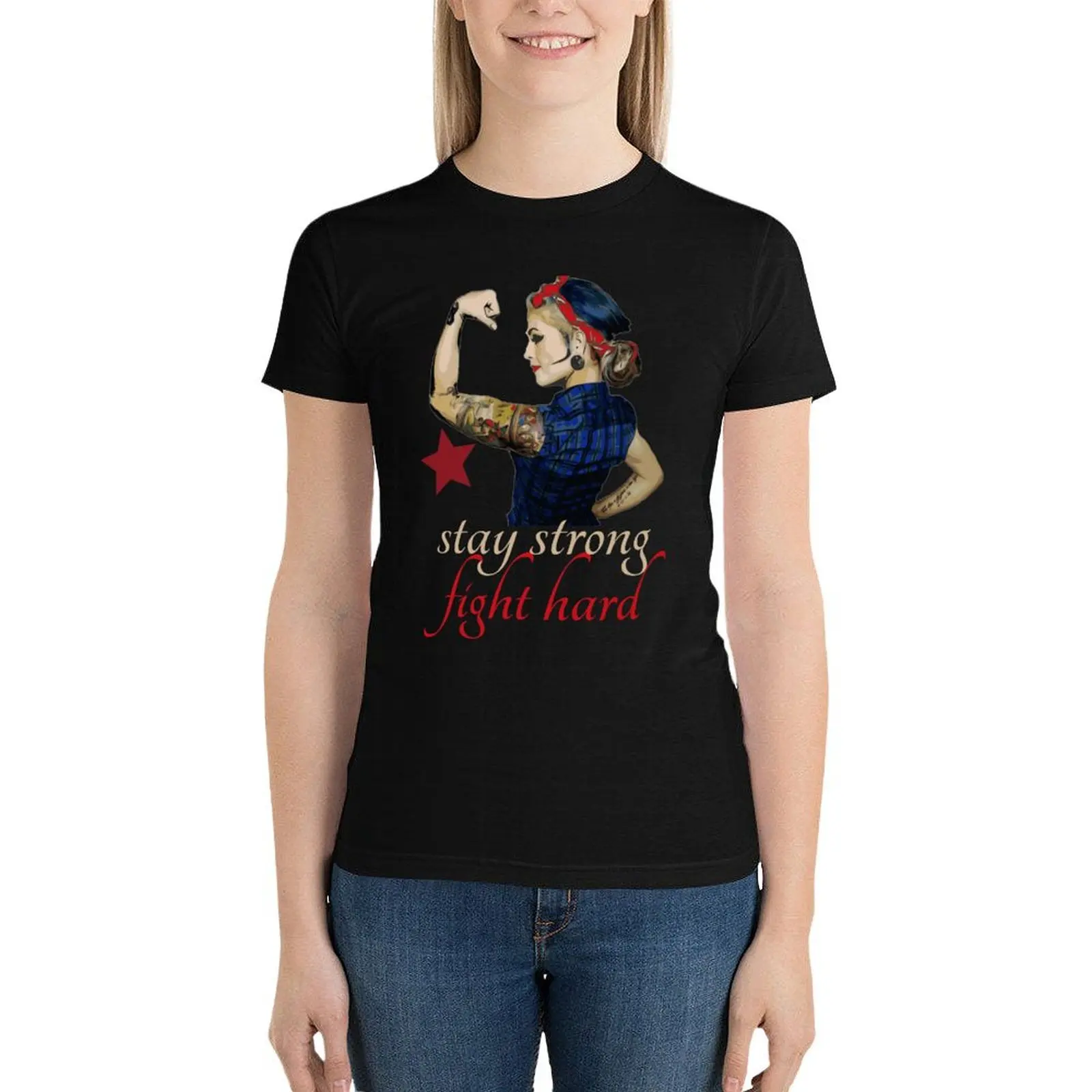 Pinup Rockabilly Tattoo Girl T-Shirt Short sleeve tee kawaii clothes Woman clothing
Pinup Rockabilly Tattoo Girl T-Shirt Short sleeve tee kawaii clothes Woman clothing