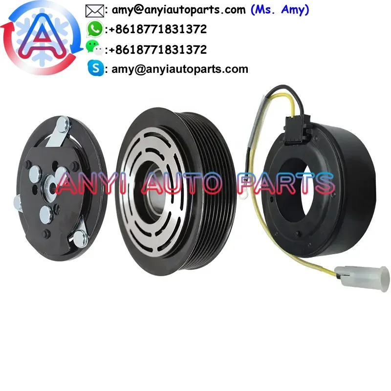 NEW A/C Compressor CLUTCH KIT CA6002 Sanden 7H15 SD7H15 SD709 709 8PK for VOLVO 24v
NEW A/C Compressor CLUTCH KIT CA6002 Sanden 7H15 SD7H15 SD709 709 8PK for VOLVO 24v