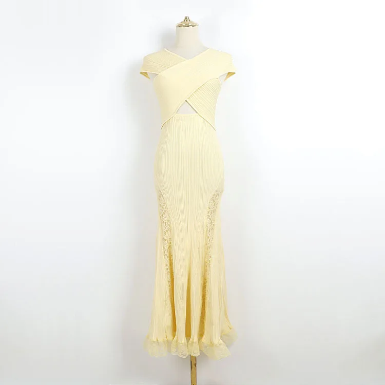 Французское винтажное желтое платье-русалка с перекрестными вставками, вязаное, с кружевными вырезами и пэчворком, длинное, для женщин, летнее, для вечеринок, 2026
Французское винтажное желтое платье-русалка с перекрестными вставками, вязаное, с кружевными вырезами и пэчворком, длинное, для женщин, летнее, для вечеринок, 2026