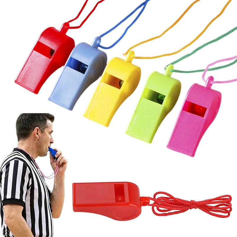 5~20pcs Sporting Goods Plastic Whistle Colorful Cheer Referee Whistle Fan Whistle Suitable for Basketball Volleyball Games TMZ
5~20pcs Sporting Goods Plastic Whistle Colorful Cheer Referee Whistle Fan Whistle Suitable for Basketball Volleyball Games TMZ