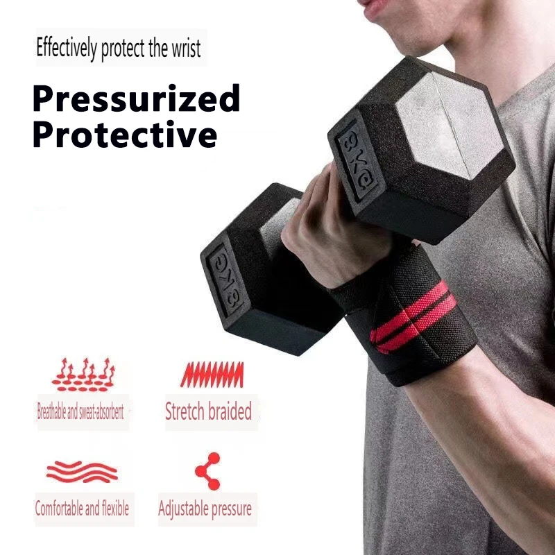 2Pieces Wrist Guard Adjustable Fitness Elastic Wristband for Men Women Powerlifting Wrist Protector Anti-sprain Training Strap
2Pieces Wrist Guard Adjustable Fitness Elastic Wristband for Men Women Powerlifting Wrist Protector Anti-sprain Training Strap