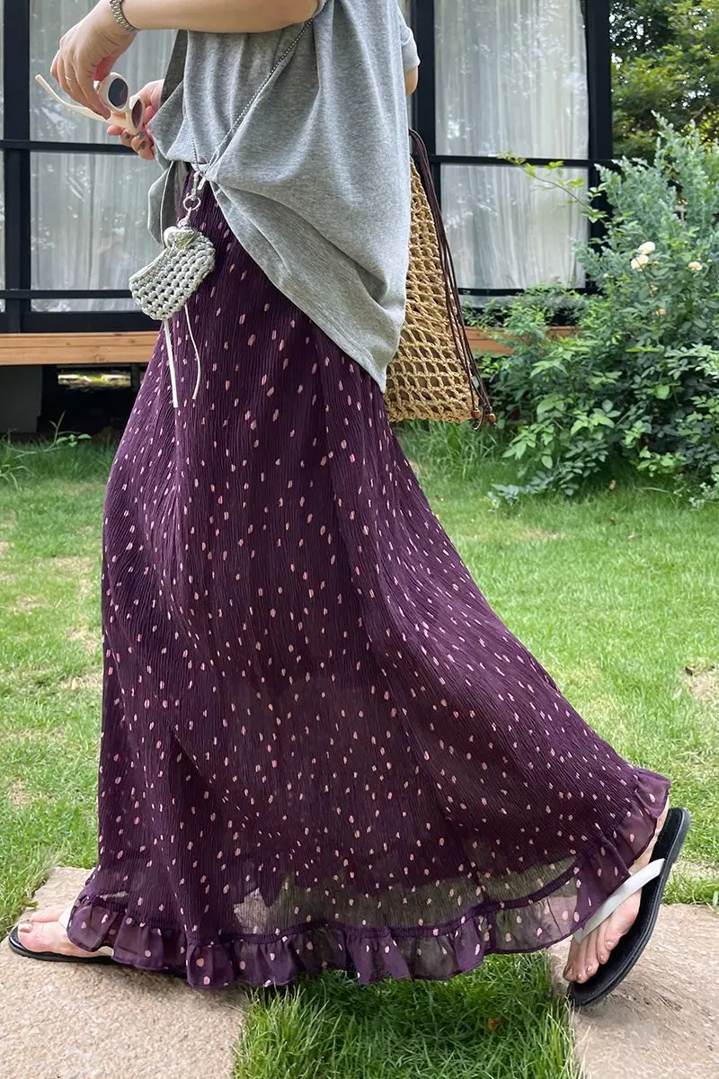 Gagarich French Style Women 2026 New Summer Plus Size Floral Midi High Waisted Loose A-Line Trendy Floral Half Skirt
Gagarich French Style Women 2026 New Summer Plus Size Floral Midi High Waisted Loose A-Line Trendy Floral Half Skirt