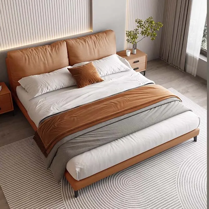 Kawaii Queen Soft Double Bed Waterproof Luxury Modern Twin Bedroom Beds Upholstered Wooden Sleeping Camas De Casal Furniture
Kawaii Queen Soft Double Bed Waterproof Luxury Modern Twin Bedroom Beds Upholstered Wooden Sleeping Camas De Casal Furniture