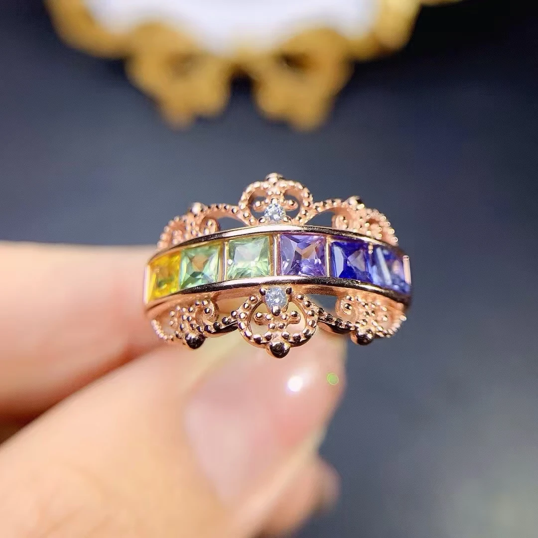 KJJEAXCMY Natural Premium Colored Sapphire S925 silver exquisitely Ring Full of luster Simple,elegant and high-end present
KJJEAXCMY Natural Premium Colored Sapphire S925 silver exquisitely Ring Full of luster Simple,elegant and high-end present