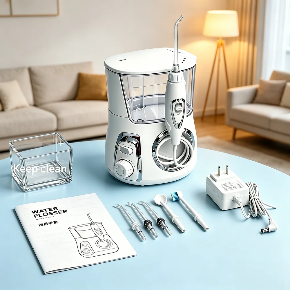Premium Luxury Electric Water Flosser Desktop Oral Irrigator 5 Jet Tips 10 Modes 800ML Tank Prevent Bad Breath Tooth Decay
Premium Luxury Electric Water Flosser Desktop Oral Irrigator 5 Jet Tips 10 Modes 800ML Tank Prevent Bad Breath Tooth Decay