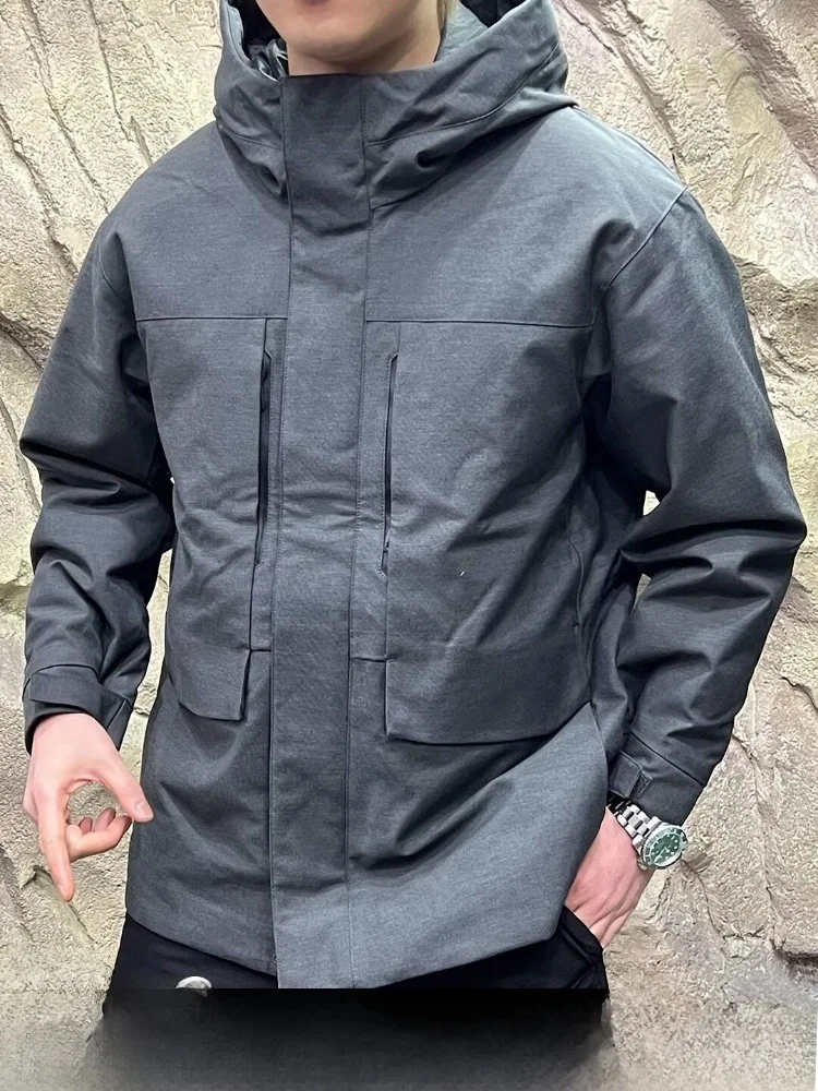 Men's Outdoor Winter down Jacket Duck Feather Filling Loose Fit Windproof Thickened Zipper Closure Regular Style Poly Fiber
Men's Outdoor Winter down Jacket Duck Feather Filling Loose Fit Windproof Thickened Zipper Closure Regular Style Poly Fiber