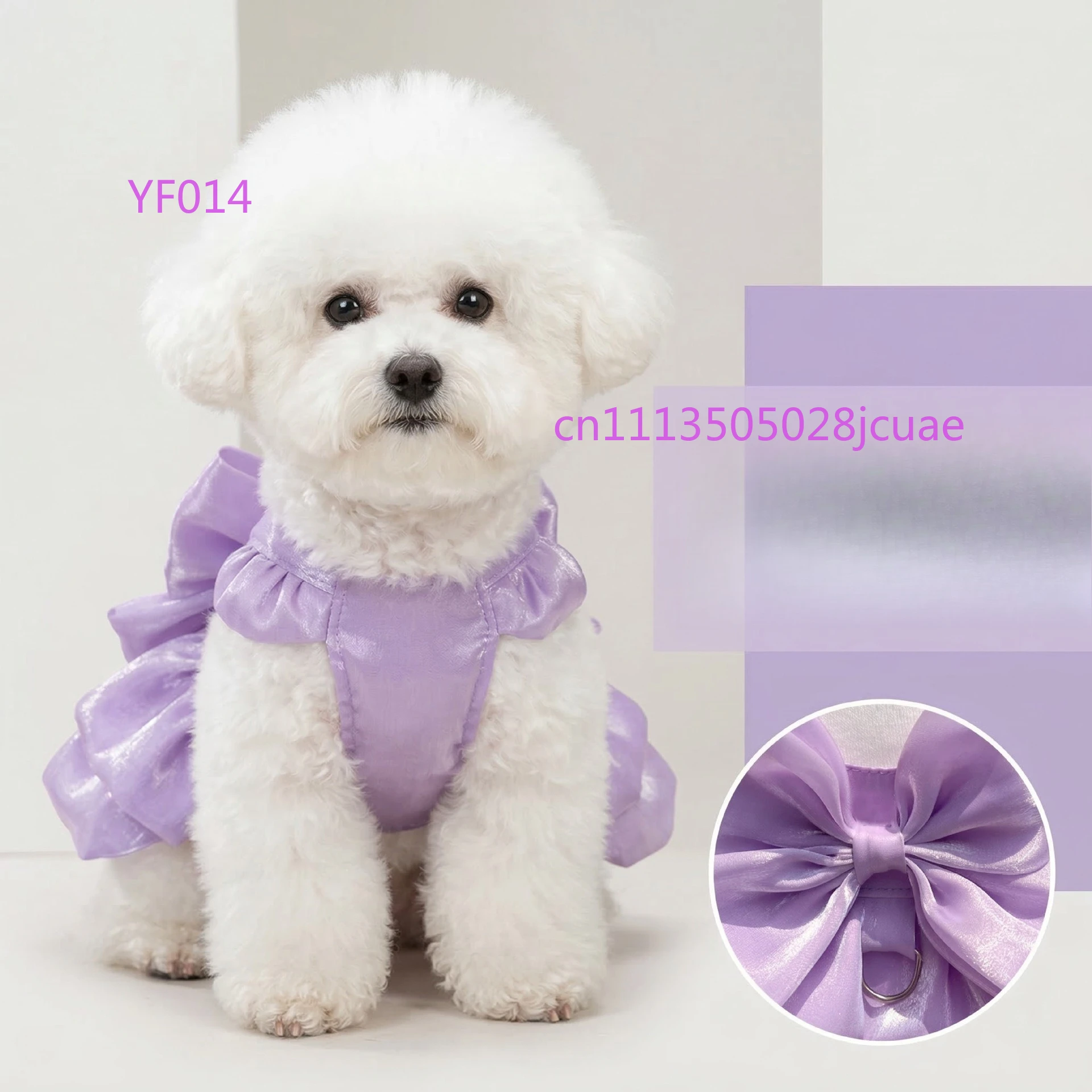Spring Wedding Pet Dress Elegant Costume For Teddy Bichon Small Dog Cat
Spring Wedding Pet Dress Elegant Costume For Teddy Bichon Small Dog Cat