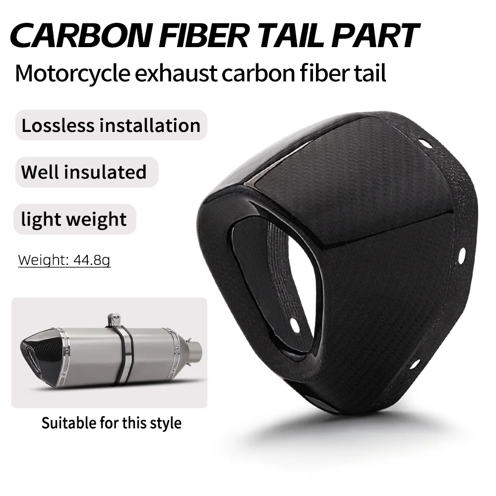 Motorcycle exhaust carbon fiber tail parts Lightweight/good thermal insulation carbon fiber tail cover
Motorcycle exhaust carbon fiber tail parts Lightweight/good thermal insulation carbon fiber tail cover