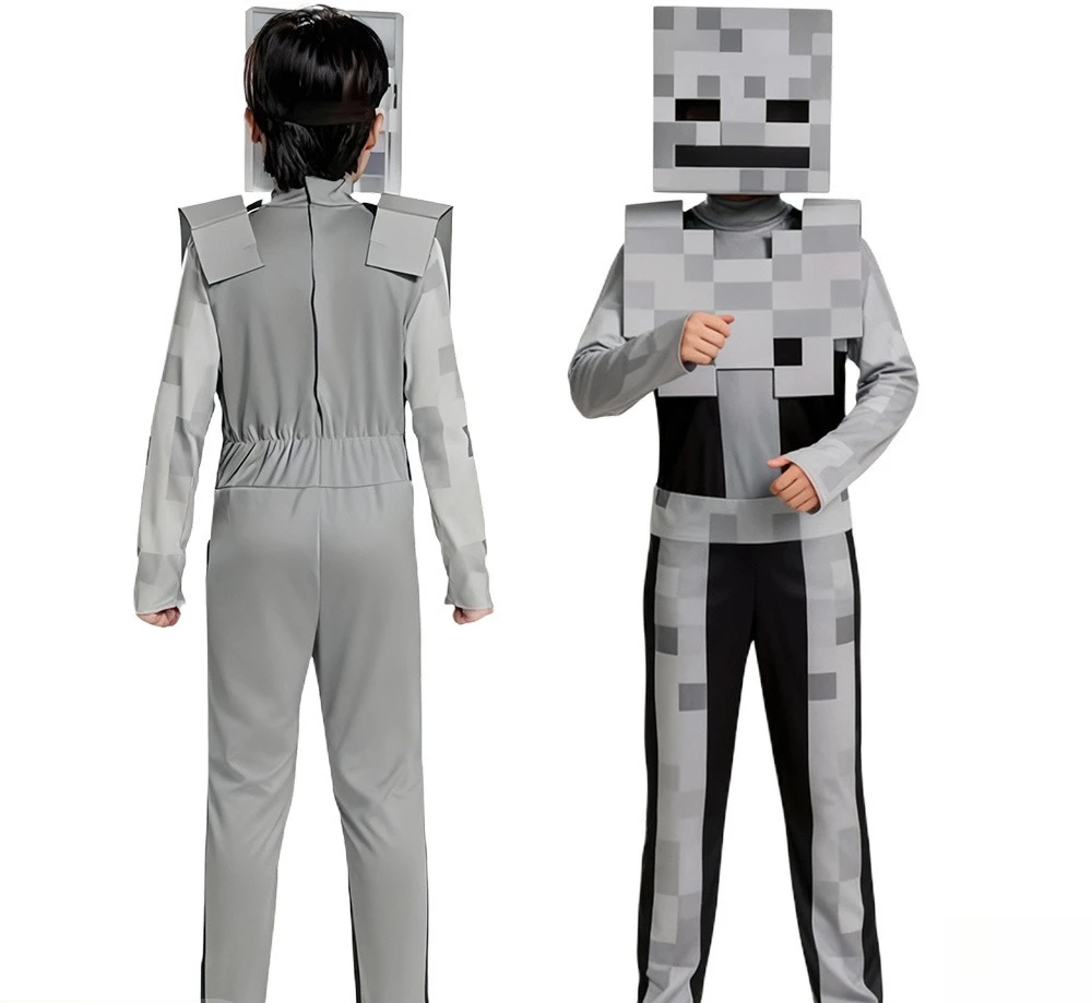 Kids Cosplay Diamond Armor Game Character Steve Cosplay Costume Skull Set Halloween Dress Up Christmas Gift
Kids Cosplay Diamond Armor Game Character Steve Cosplay Costume Skull Set Halloween Dress Up Christmas Gift