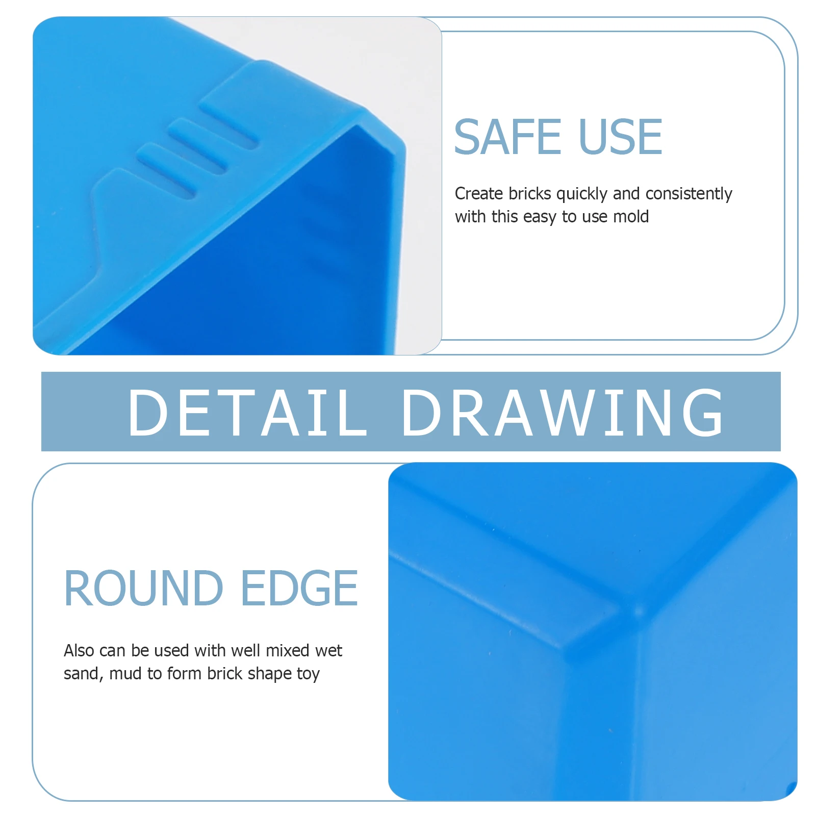 2pcs Snow Mold Child Toy Premium Plastic Fort Building Blocks Winter Outdoor Diy Snow Brick Mold Play Sand Mud DIY
2pcs Snow Mold Child Toy Premium Plastic Fort Building Blocks Winter Outdoor Diy Snow Brick Mold Play Sand Mud DIY