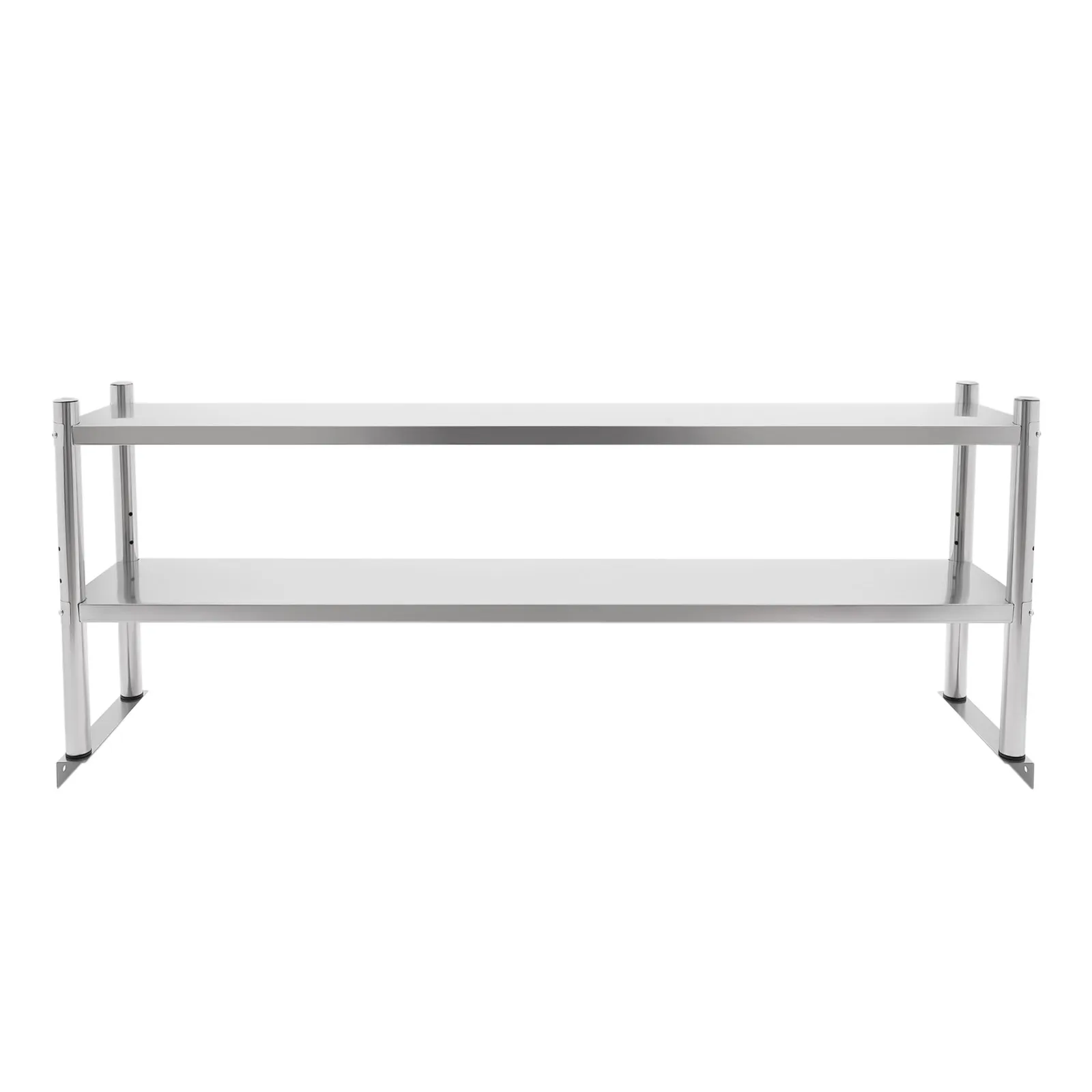 2 Tier Adjustable Shelf Storage, Stainless Steel Heavy Duty Shelving for Shopping Malls, Supermarkets, Convenience Stores
2 Tier Adjustable Shelf Storage, Stainless Steel Heavy Duty Shelving for Shopping Malls, Supermarkets, Convenience Stores