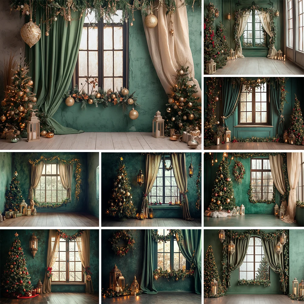 Vintage Green Christmas Window Background Glitter Xmas Wreath Lantern Gift Background Winter Kids Boudoir Room Photo Studio Prop
Vintage Green Christmas Window Background Glitter Xmas Wreath Lantern Gift Background Winter Kids Boudoir Room Photo Studio Prop