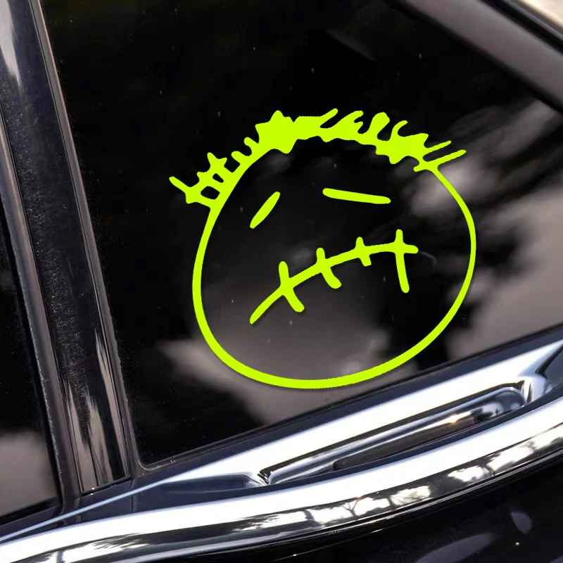 1PC Neon Green Stitched Face Cartoon Sticker Waterproof Adhesive Car Window Decor Decals
1PC Neon Green Stitched Face Cartoon Sticker Waterproof Adhesive Car Window Decor Decals