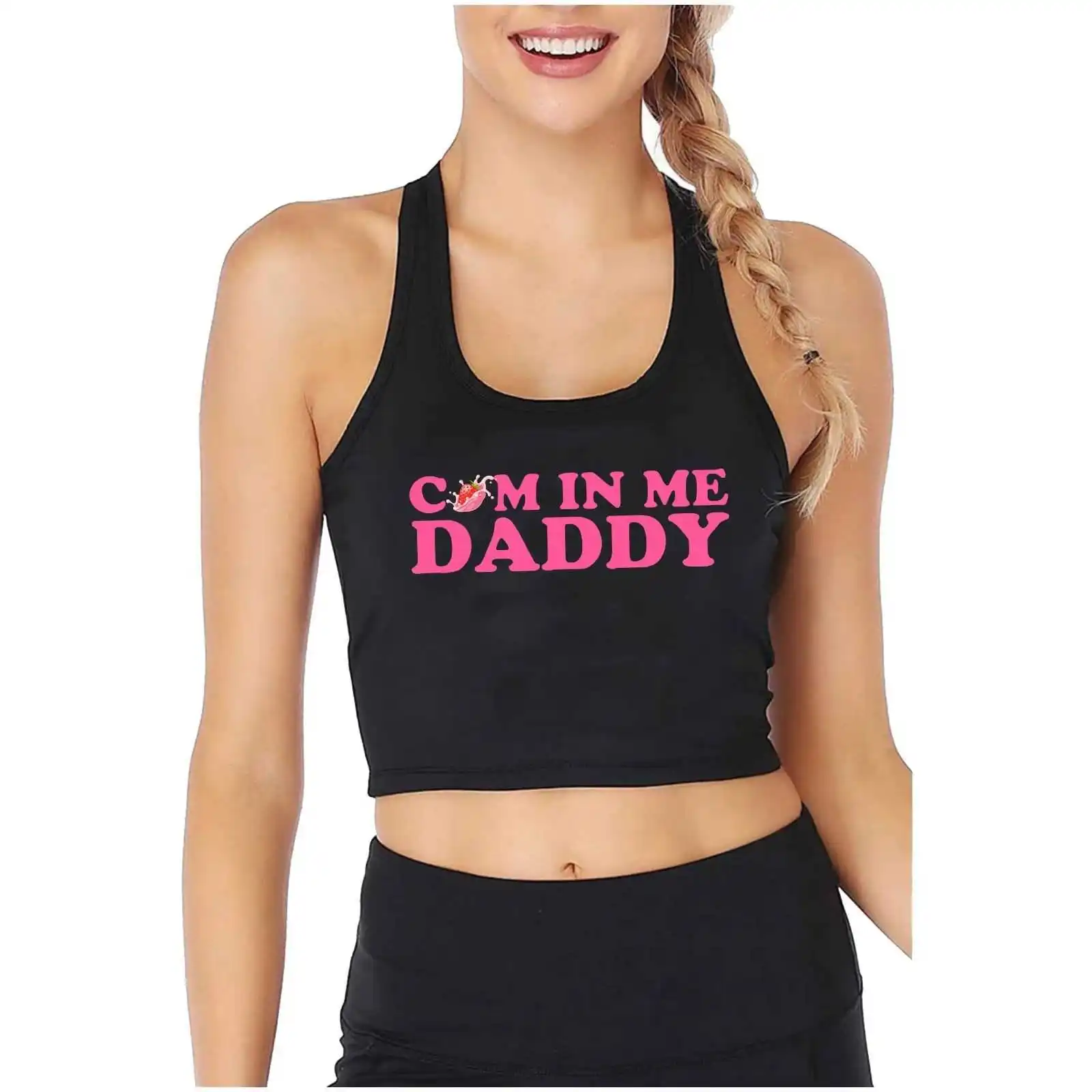 Сексуальный облегающий укороченный топ in Me Daddy Design Hotwife Humor Fun, китайский Sle, женская модная повседневная одежда irt
Сексуальный облегающий укороченный топ in Me Daddy Design Hotwife Humor Fun, китайский Sle, женская модная повседневная одежда irt