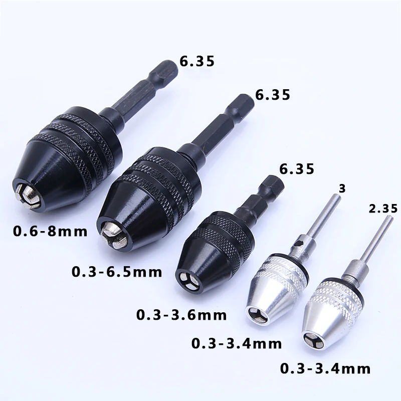 Mini Drill Chuck Keyless for Electric Screwdriver Impact Driver Adaptor Micro Motor Clamp Drill Chuck Adapter Hex Shank Fixture
Mini Drill Chuck Keyless for Electric Screwdriver Impact Driver Adaptor Micro Motor Clamp Drill Chuck Adapter Hex Shank Fixture