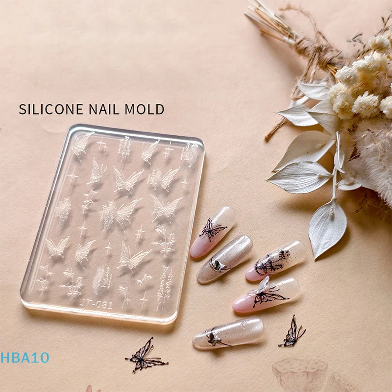 Nail Silicone Molds Stamp Reusable Nail Charms Nail Tools Stereoscopic Decoration Accessories Relief Butterfly Flower Mold
Nail Silicone Molds Stamp Reusable Nail Charms Nail Tools Stereoscopic Decoration Accessories Relief Butterfly Flower Mold