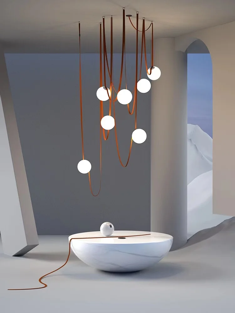 2023 Modern minimalist attic ceiling leather glass bulb ceiling light for living room, dining room, bedroom, stair chandelier
2023 Modern minimalist attic ceiling leather glass bulb ceiling light for living room, dining room, bedroom, stair chandelier