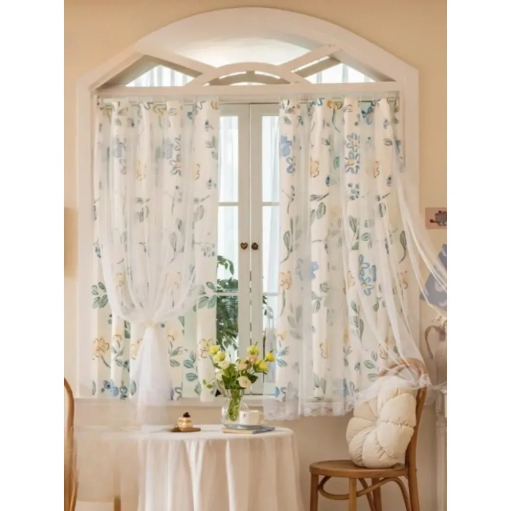 Gauze Tulle Curtains for Living Room Transparent Impermeable Window Integrated Bedroom Drapes
Gauze Tulle Curtains for Living Room Transparent Impermeable Window Integrated Bedroom Drapes