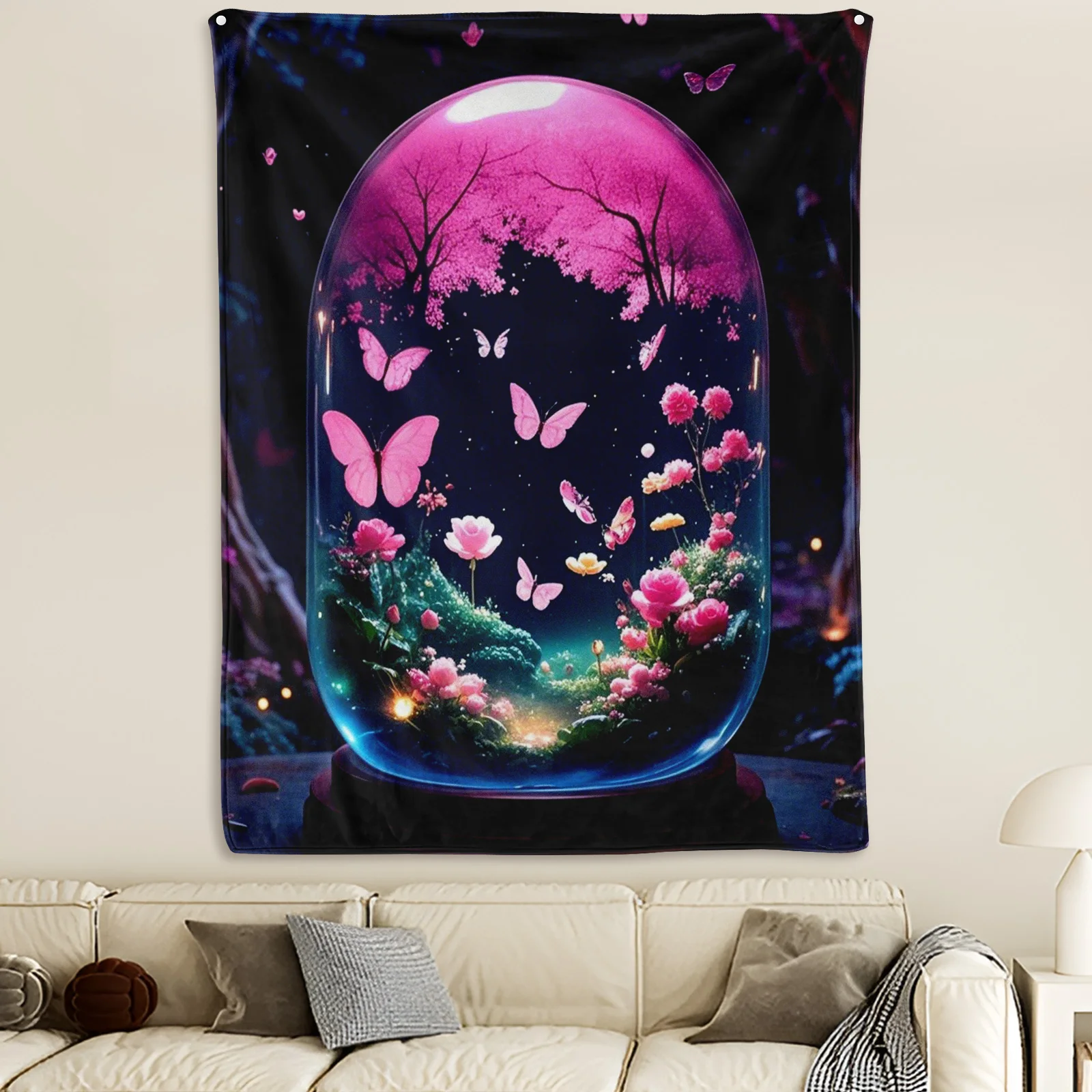 Message In A Bottle Tapestry Blanket Featuring Pink Butterflies And Creative Design For Unique Artistic Home Decor
Message In A Bottle Tapestry Blanket Featuring Pink Butterflies And Creative Design For Unique Artistic Home Decor