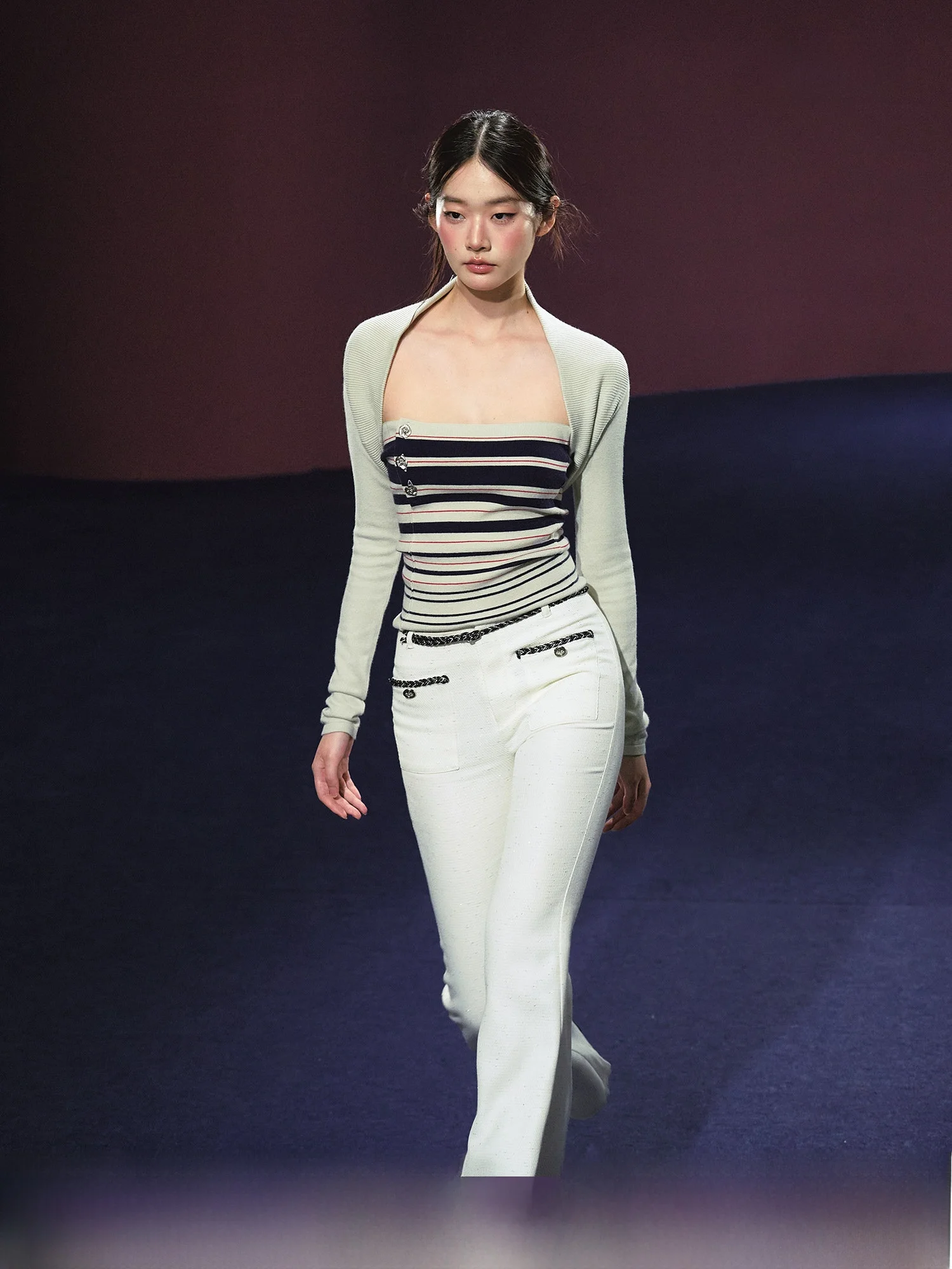 AGAM Vintage Striped Color Blo Hand-Sewn Buttoned Tube Top And oulder Wrap Knitted Set Women's Korean Sle Long Sve C...
AGAM Vintage Striped Color Blo Hand-Sewn Buttoned Tube Top And oulder Wrap Knitted Set Women's Korean Sle Long Sve C...