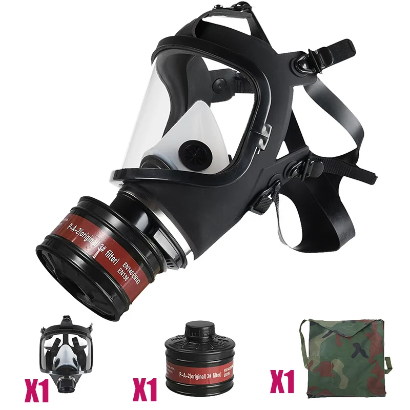 MF14 Breathing and Protective Mask (Full Face Mask), suitable for emergency firefighting and spray painting protection
MF14 Breathing and Protective Mask (Full Face Mask), suitable for emergency firefighting and spray painting protection