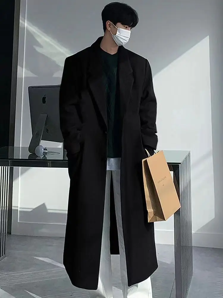 Пальто из шерстяной смеси, зимнее, винтажное, мужское, до колена, средней длины, удлиненное, расширенное, в стиле стрейч
Пальто из шерстяной смеси, зимнее, винтажное, мужское, до колена, средней длины, удлиненное, расширенное, в стиле стрейч