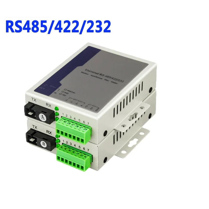 1pair Fiber Modem RS485 to Fiber Converter RS235/RS485/RS422 SC Extender Single Mode 20km Serial to Fiber Converter
1pair Fiber Modem RS485 to Fiber Converter RS235/RS485/RS422 SC Extender Single Mode 20km Serial to Fiber Converter
