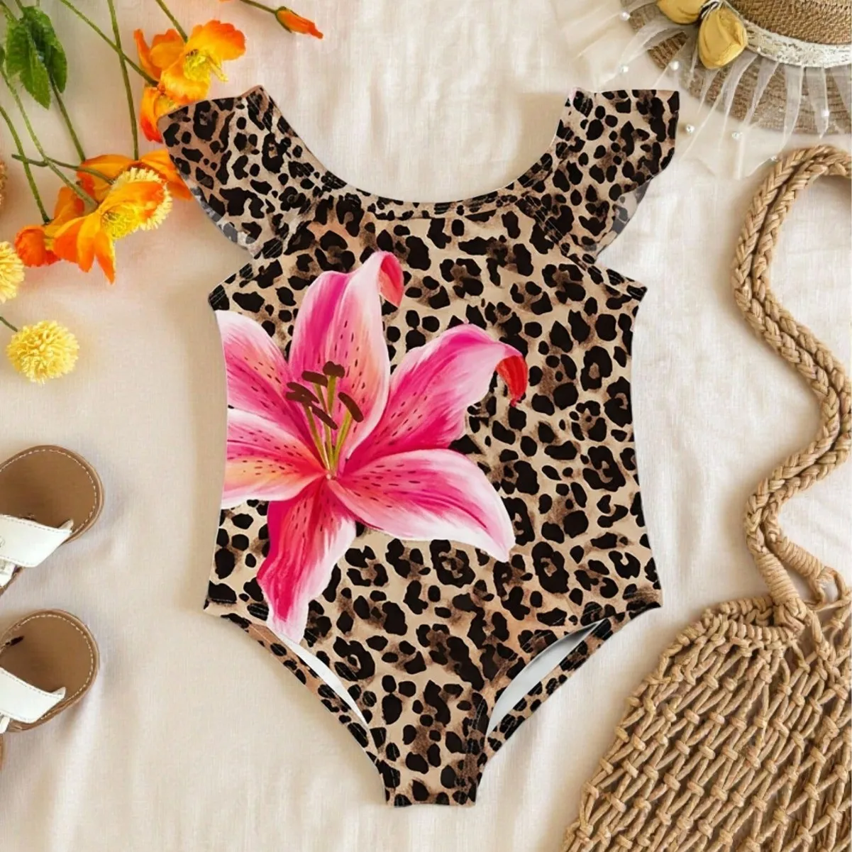 Toddler Girl Leopard And Floral One Piece Swimsuit Tankini Baby Girl Bathing Suit Summer Outfits Swimwear For Beach Swimming
Toddler Girl Leopard And Floral One Piece Swimsuit Tankini Baby Girl Bathing Suit Summer Outfits Swimwear For Beach Swimming